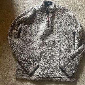 True Grit Sherpa 3/4 Zip Pullover Size XS